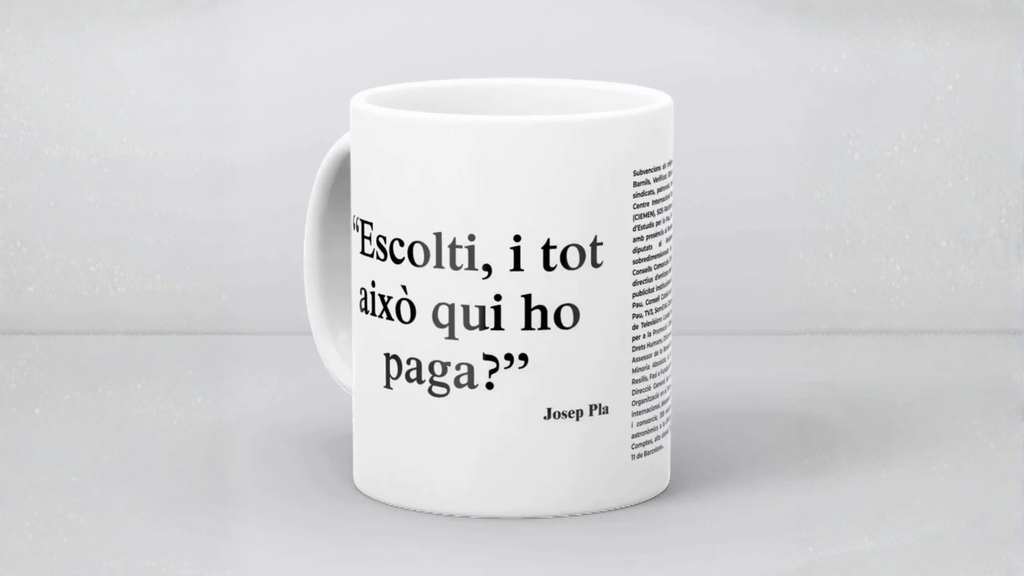 Tassa: Escolti, i tot això qui ho paga?