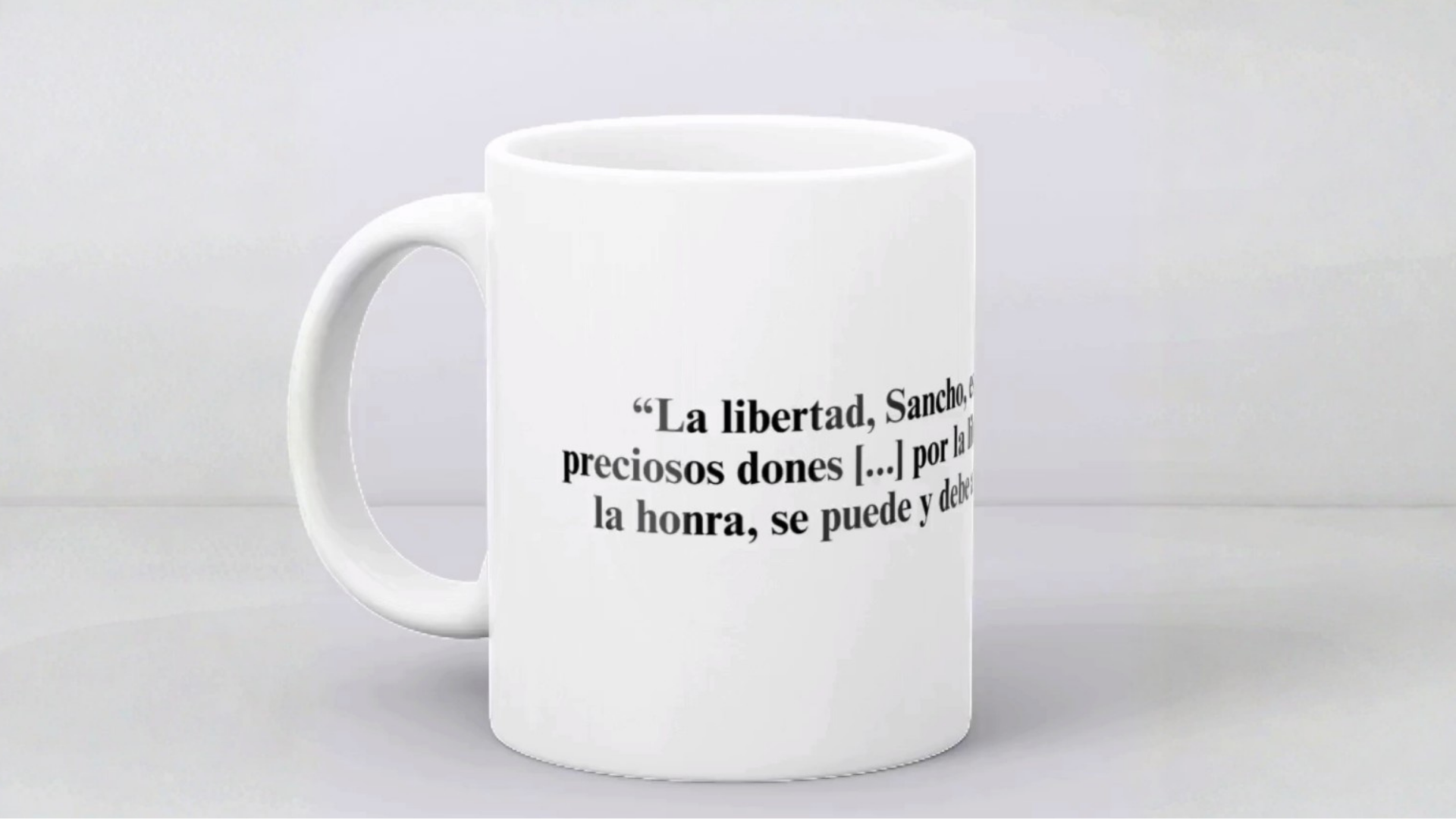Tassa: "La libertad, Sancho..." Miguel de Cervantes