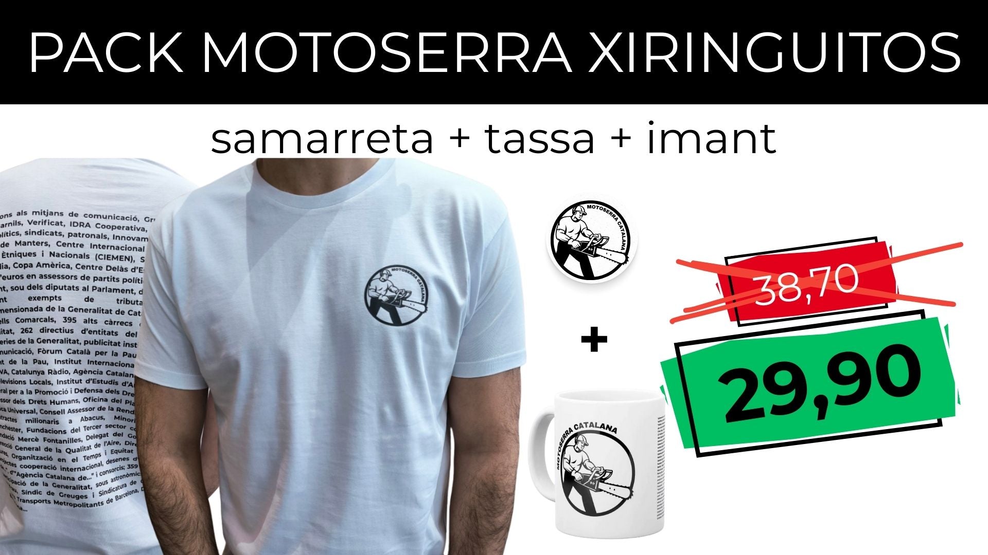 Pack Motoserra Catalana - Xiringuitos