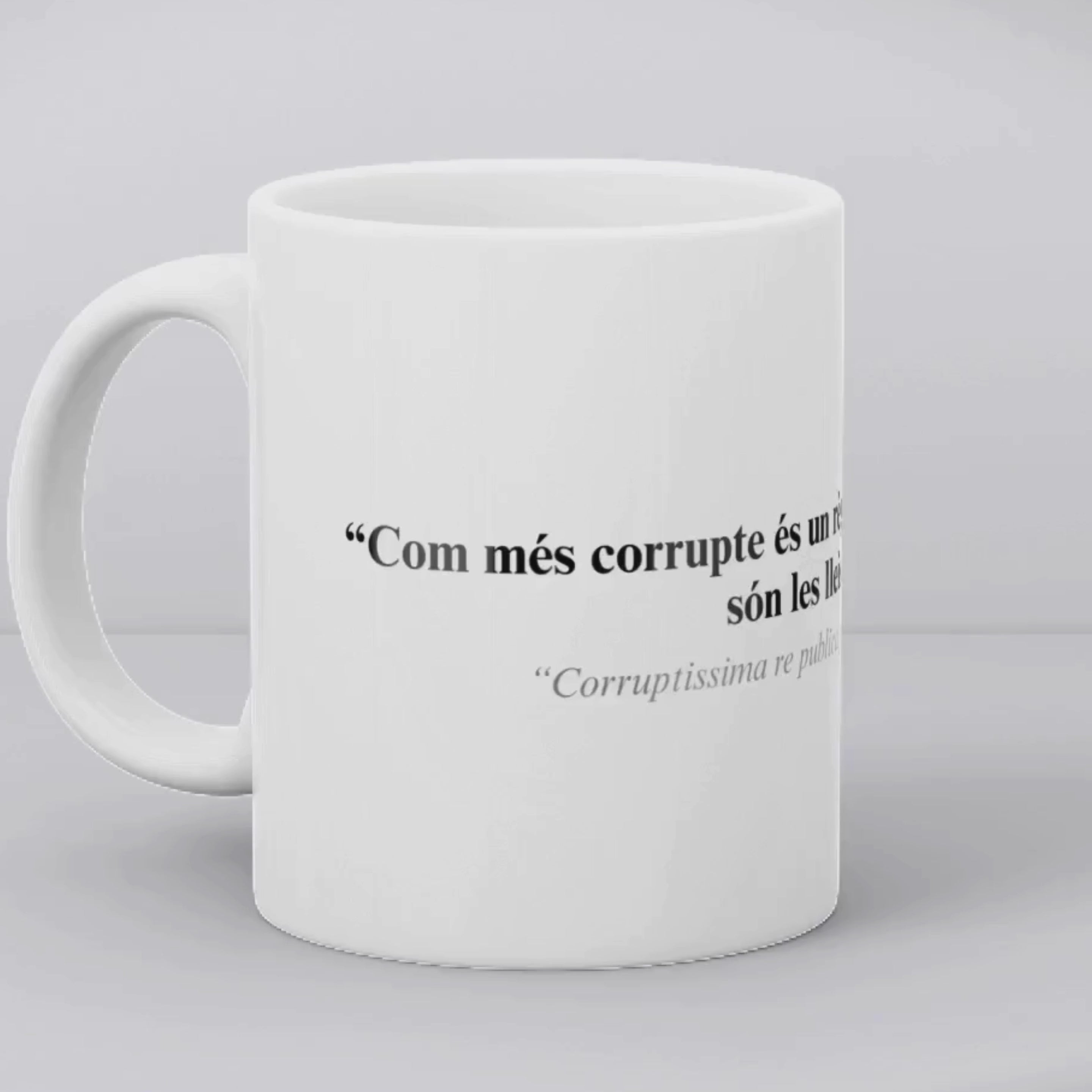 Tassa: “Com més corrupte és un règim…” – Corneli Tàcit