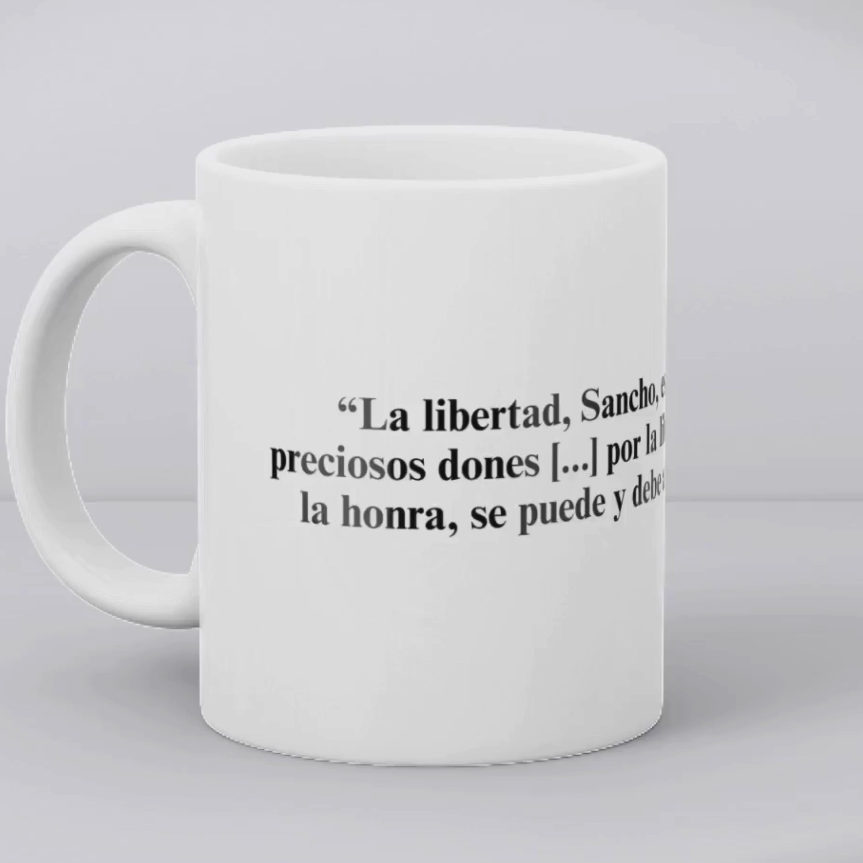 Tassa: "La libertad, Sancho..." Miguel de Cervantes