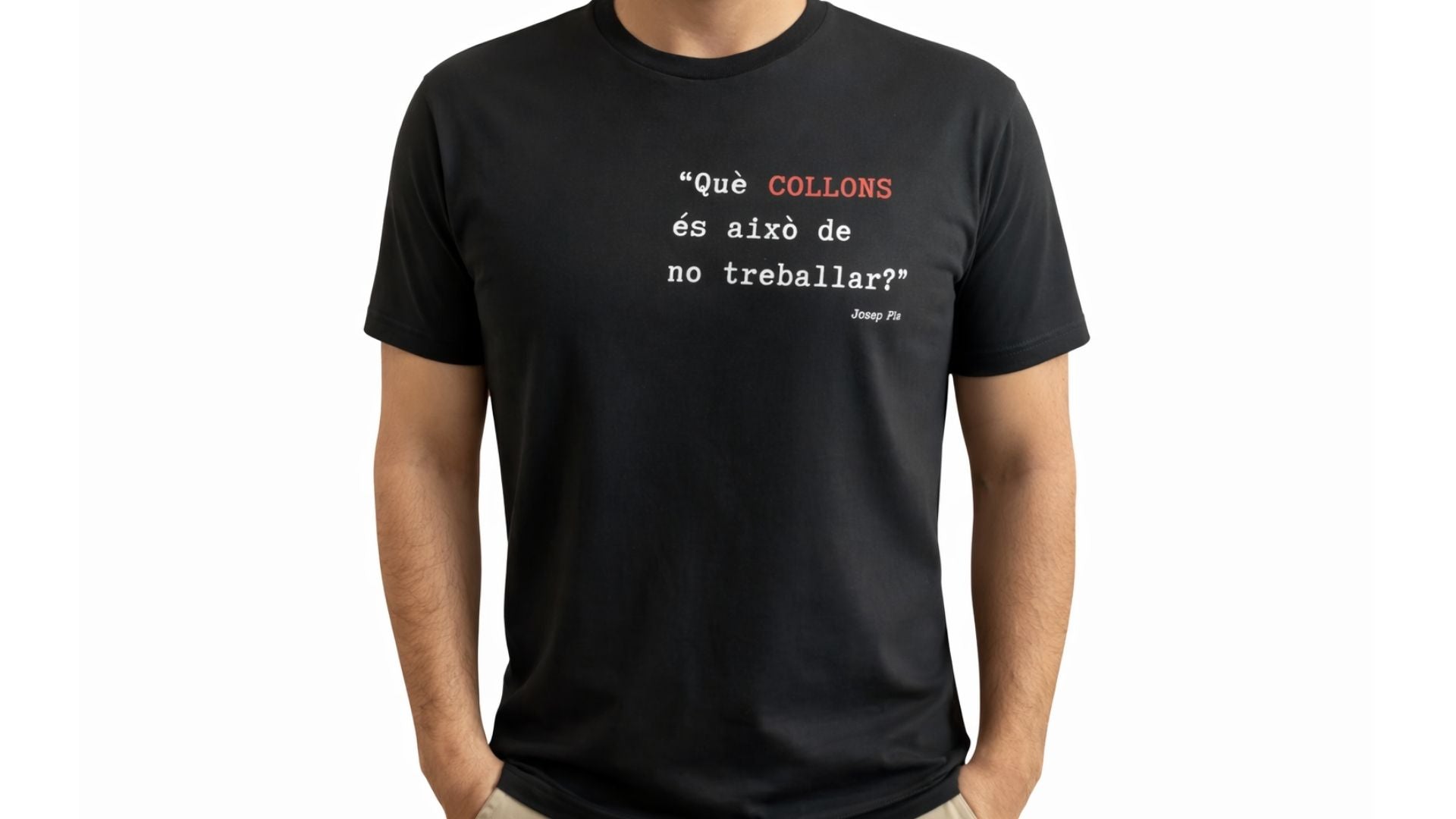 Samarreta Josep Pla - Què collons és això de no treballar?