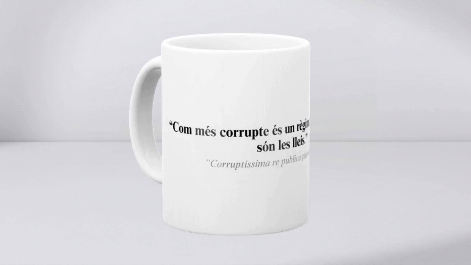 Tassa: “Com més corrupte és un règim…” – Corneli Tàcit