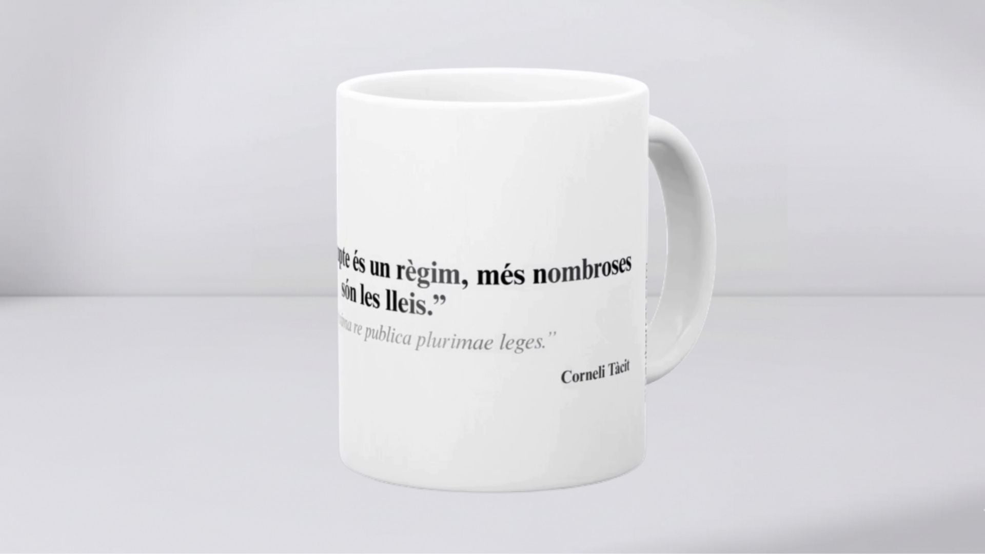 Tassa: “Com més corrupte és un règim…” – Corneli Tàcit